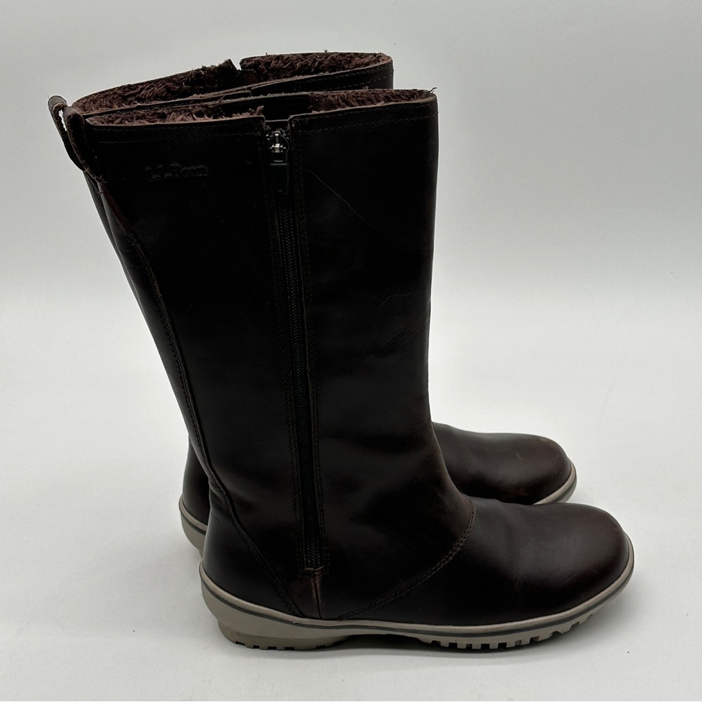 Women’s L.L. Bean Carrabassett Boots, 12" Zip size 6.5